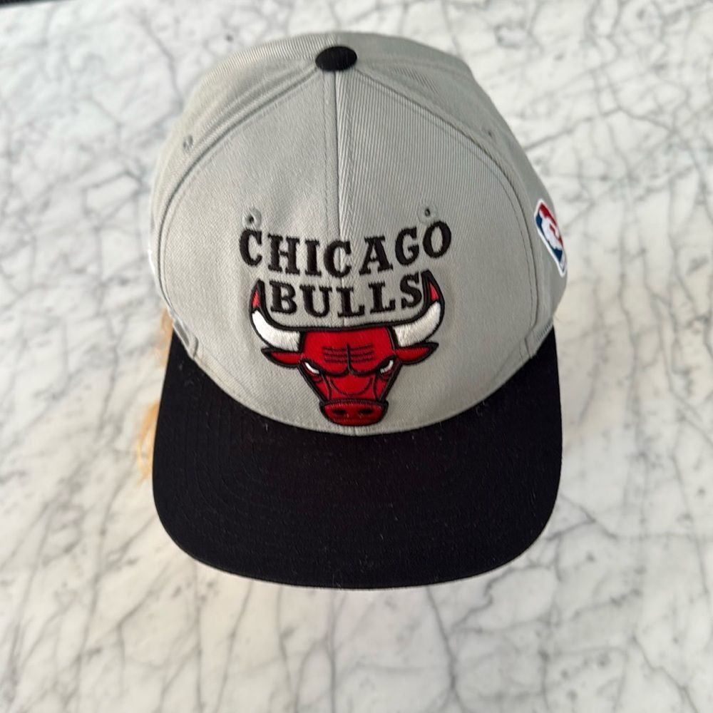 Vintage Mitchell & Ness NBA Chicago Bulls Wool Blend Cap Hat Black Adult OS Snap